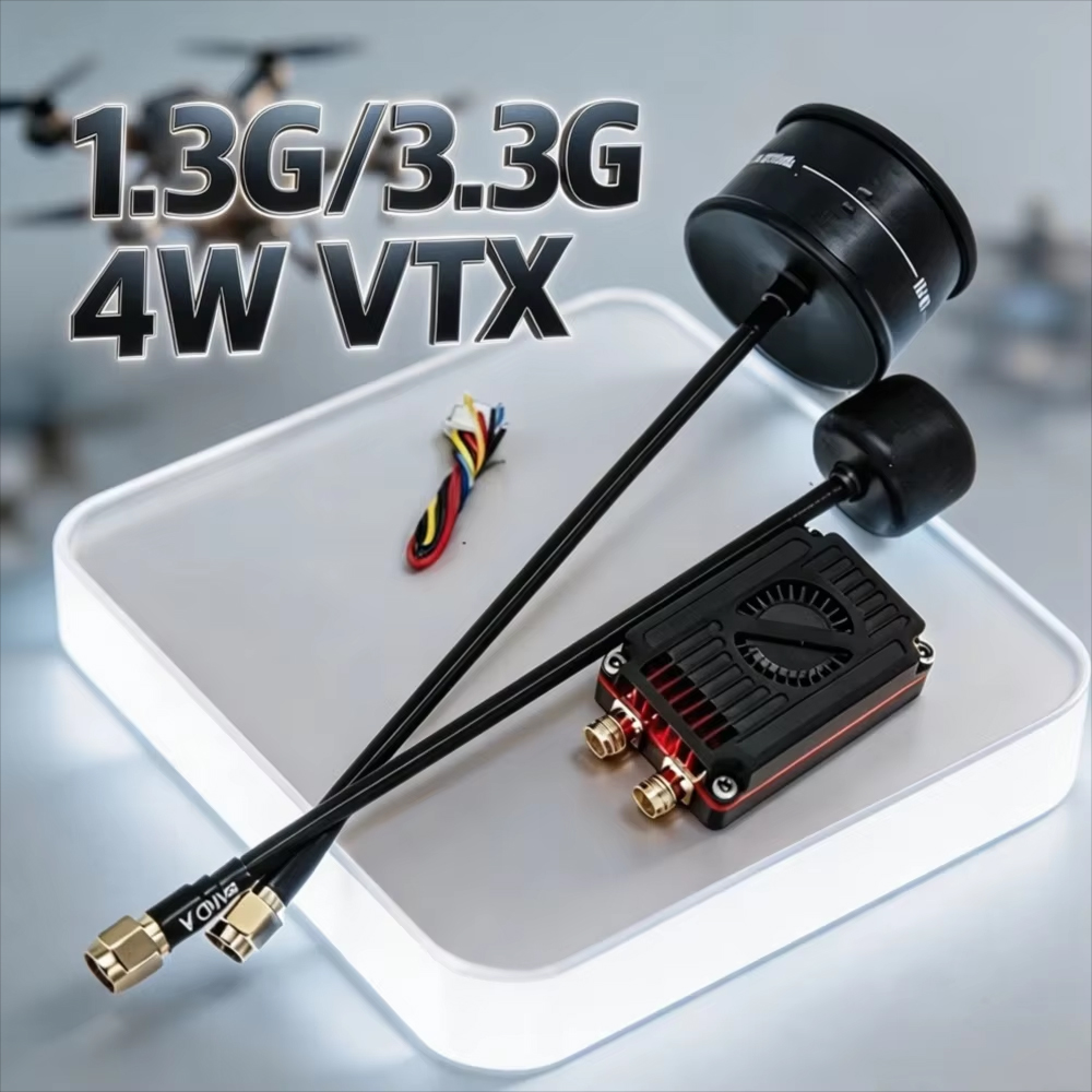 Drone Transmitter - Rushfpv Rush 1.3G/3.3G 4W 7-30V 듀얼