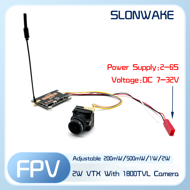 SLONWAKE 5.8G 56CH 2W 송신기 VTX( - Drone Transmitter 리뷰 및 가격