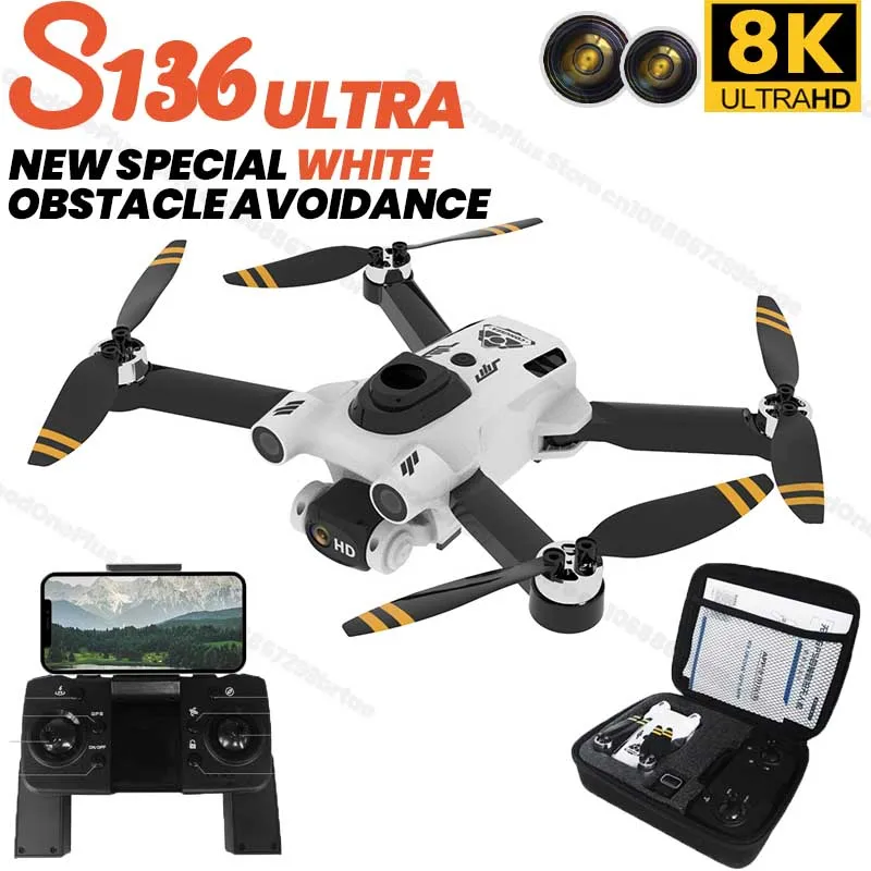 드론 S136 프로 울트라 RC 드론 8K HD 듀얼  - Drone Gps Mount 리뷰 및 가격