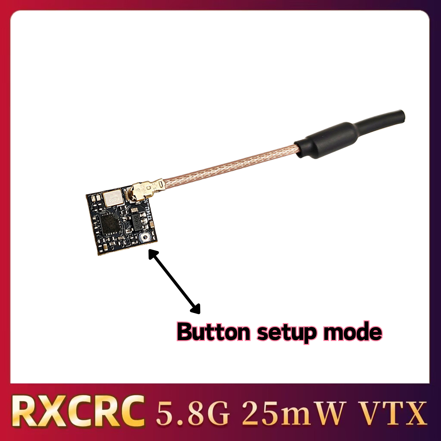 RXCRC 5.8GHz 48채널 FPV 25mW 아날로 - Drone Transmitter 리뷰 및 가격